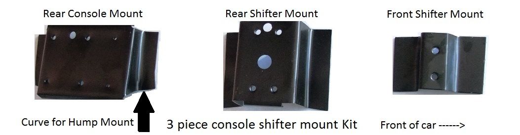 78-88 Regal / Cutlass 3 piece floor shifter console mount conversion bracket kit